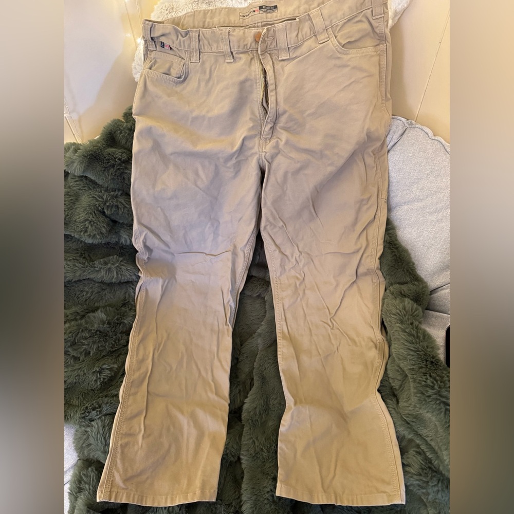 Carhartt Men's FR Khaki Chinos